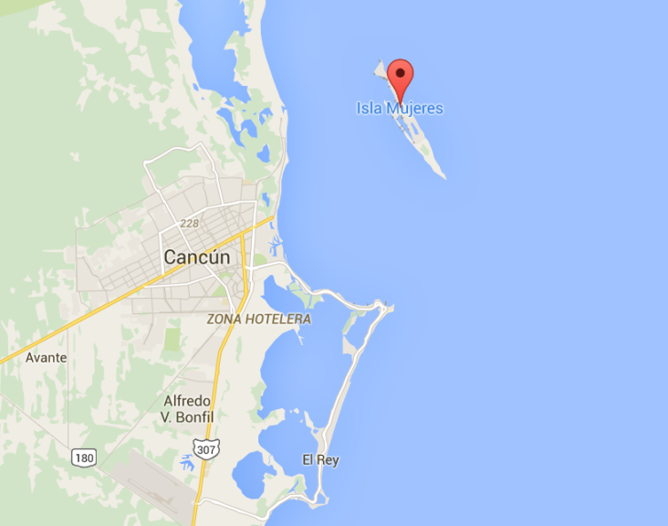 Isla Mujeres a 20 minutos en ferry